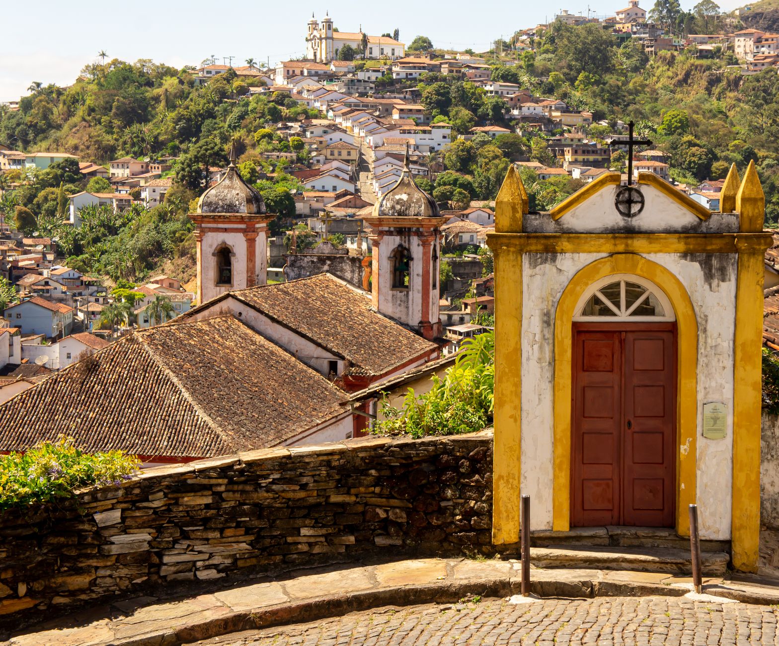 Casario colonial barroco em Ouro Preto Minas Gerais